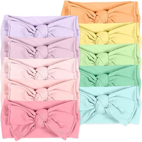 عصابة رأس معقودة من القطن العضوي متعددة الاستخدامات للنساء من HonestBaby، 5 عبوات Wild Thang Too، مقاس واحد أمريكي in Kuwait