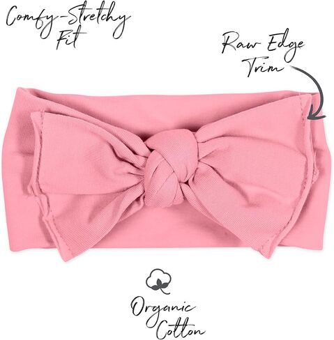عصابة رأس معقودة من القطن العضوي متعددة الاستخدامات للنساء من HonestBaby، 5 عبوات Wild Thang Too، مقاس واحد أمريكي in Kuwait