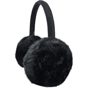 N'Ice Caps Girls Knitted Adjustable Winter Earmuffs - Soft Plush Padding