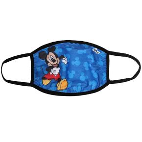 Concept One Disney's Mickey Mouse Running Gathered Face Mask for Kids, 6 Pack Blue in Kuwait