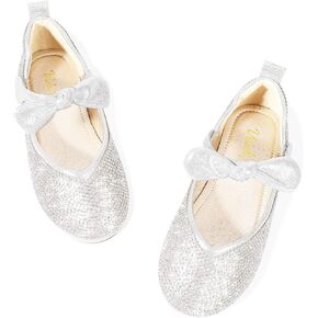 حذاء Walofou للفتيات الصغيرات ذو الكعب العالي لحفلات الزفاف وأحذية الأميرة ماري جين المسطحة للأطفال الصغار in Kuwait