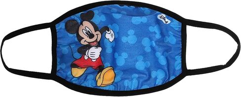 Concept One Disney's Mickey Mouse Running Gathered Face Mask for Kids, 6 Pack Blue in Kuwait
