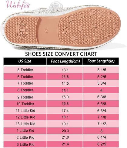 Walofou Flower Girls Dress Shoes Wedding Party Heel Mary Jane Princess Shoes Flats for Kid Toddler in Kuwait