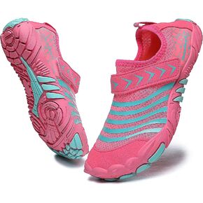 Quickshark Kids Water Shoes Boys Girls Barefoot Aqua Socks Outdoor Indoor Quick Dry Sandals Lightweight Slip On Walking Sneakers for Beach Pool Swim (Little Kid/Big Kid)