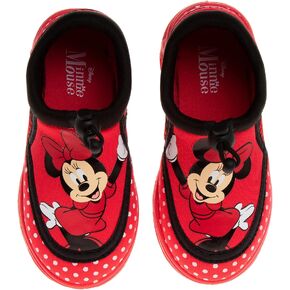 Disney Minnie Mouse Water Shoes - Pool Aqua Socks for Kids- Sandals Princess Bungee Waterproof Beach Slides Sport Character Summer Slip-on Quick Dry (Toddler/Little Kid) in Saudi Arabia