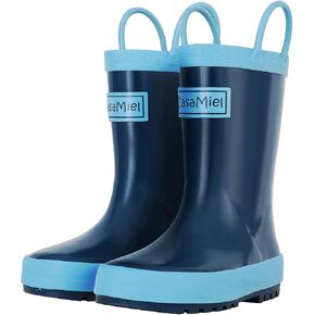 CasaMiel Toddler Rain Boots for Kids Unisex Kids Rain Boots for Girls and Boys, Handmade Natural Rubber Rain Boots for Children Botas Para Niños in Saudi Arabia