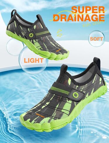 أحذية مائية للأطفال من SEEKWAY للأطفال الصغار والأولاد والبنات، جوارب مائية سريعة الجفاف وغير قابلة للانزلاق للرياضات الخارجية وحمام السباحة والمشي على الشاطئ in Kuwait