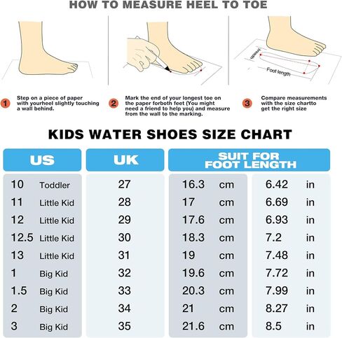 أحذية مائية للأطفال من SEEKWAY للأطفال الصغار والأولاد والبنات، جوارب مائية سريعة الجفاف وغير قابلة للانزلاق للرياضات الخارجية وحمام السباحة والمشي على الشاطئ in Kuwait