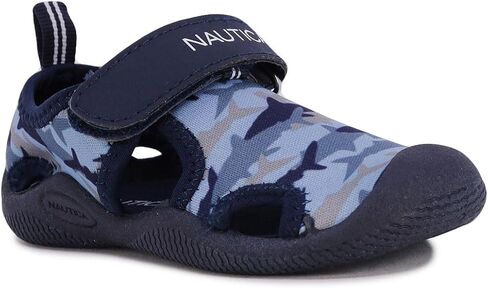 حذاء مائي واقٍ للأطفال من Nautica، صندل رياضي مغلق من الأمام | صبي - فتاة (طفل كبير/طفل صغير/طفل صغير) in Kuwait