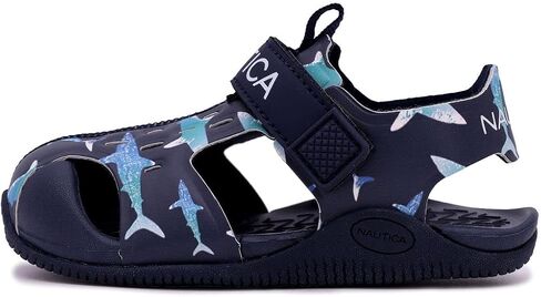 Nautica Kids Sport Sandals Casual Closed-Toe Outdoor Summer Water Shoe Pearl 3|Boy - Girl (Little Kid/Toddler) in Saudi Arabia