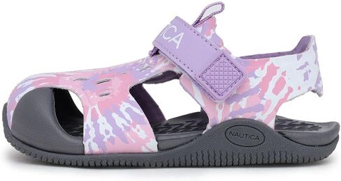 Nautica Kids Sport Sandals Casual Closed-Toe Outdoor Summer Water Shoe Pearl 3|Boy - Girl (Little Kid/Toddler) in Saudi Arabia