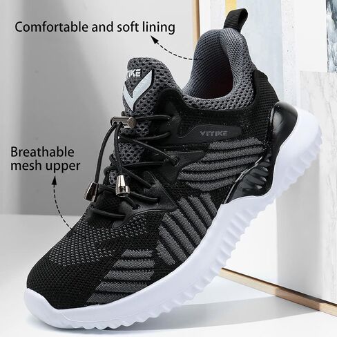 VITUOFLY Boys Sneakers Kids Running Shoes Girls Mesh Fitness Shoe Indoor Training Sneaker Lightweight Outdoor Sports Athletic Tennis Shoes for Little Kid/Big Kid in Kuwait