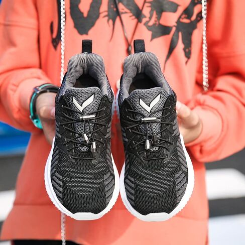 VITUOFLY Boys Sneakers Kids Running Shoes Girls Mesh Fitness Shoe Indoor Training Sneaker Lightweight Outdoor Sports Athletic Tennis Shoes for Little Kid/Big Kid in Kuwait