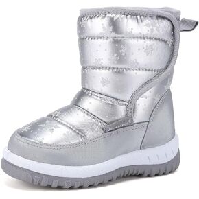 CIOR Winter Snow Boots for Boy and Girl Outdoor Waterproof with Fur Lined(Toddler/Little Kids) in Saudi Arabia