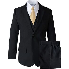 Spring Notion Boys' Modern Fit Suit Set – Weddings, Baptism, and Christening in Saudi Arabia