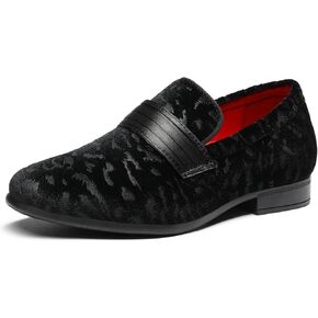 Bruno Marc Boy's Dress Formal Tuxedo Shoes Slip-on Loafers