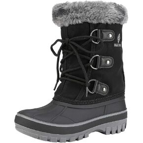 DREAM PAIRS Boys & Girls Faux Fur-Lined Ankle Winter Snow Boots in Saudi Arabia