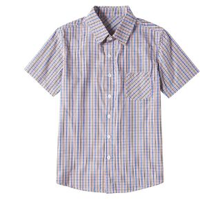 Tronjori Boys' Short Sleeve Button Down Woven Shirt in Saudi Arabia