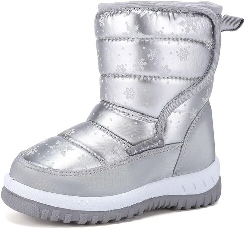 CIOR Winter Snow Boots for Boy and Girl Outdoor Waterproof with Fur Lined(Toddler/Little Kids) in Kuwait