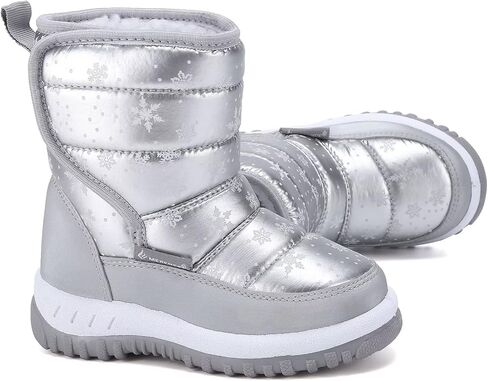 CIOR Winter Snow Boots for Boy and Girl Outdoor Waterproof with Fur Lined(Toddler/Little Kids) in Kuwait