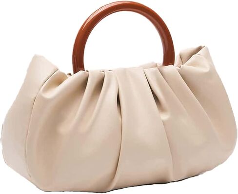 Verdusa Women's Ruched Small Handbag Clutch Purse Dumpling Pouch Bag in Kuwait