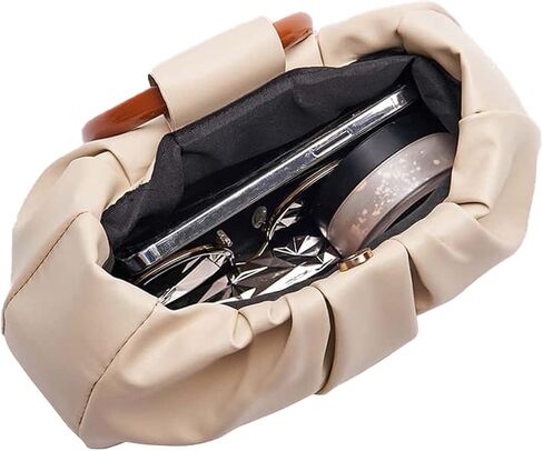 Verdusa Women's Ruched Small Handbag Clutch Purse Dumpling Pouch Bag in Kuwait