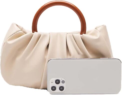 Verdusa Women's Ruched Small Handbag Clutch Purse Dumpling Pouch Bag in Kuwait