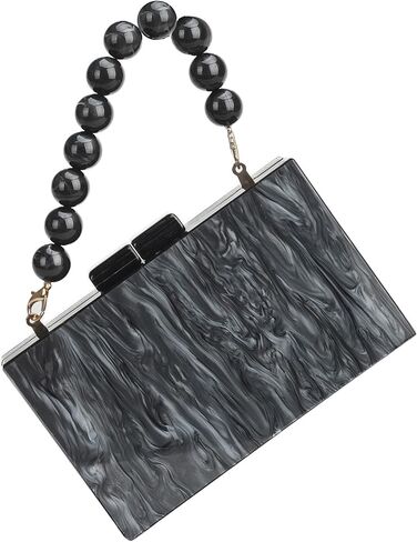 Menurra Acrylic Clutch Purse Marble Evening Bag Handbag for Women Wedding Prom Party Bride in Kuwait