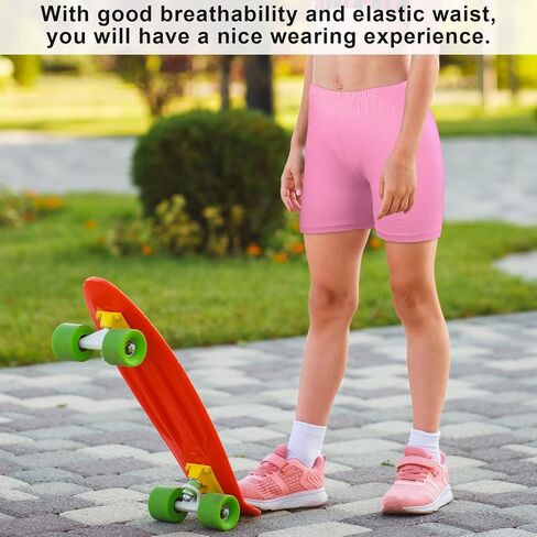 Resinta 6 Pack Dance Shorts Girls Bike Short Breathable and Safety 6 Color in Kuwait