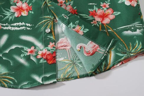 قميص SSLR Big Boys Hawaiian، قميص هاواي للأطفال، قميص Flamingos بأكمام قصيرة وقميص Luau للأطفال in Kuwait