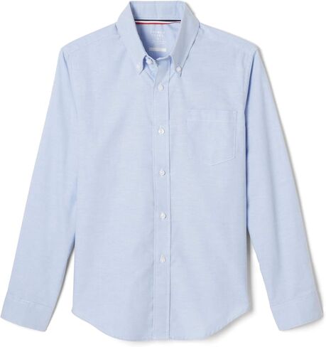 French Toast Boys' Long Sleeve Oxford Shirt (Standard & Husky) in Saudi Arabia