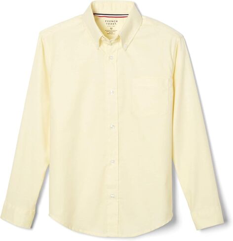 French Toast Boys' Long Sleeve Oxford Shirt (Standard & Husky) in Saudi Arabia