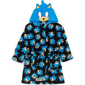 Sonic The Hedgehog Dressing Gown Kids Boys Character Bath-robe in Saudi Arabia