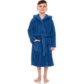 رداء للأولاد من TowelSelections، رداء حمام من الصوف بغطاء للرأس للأطفال