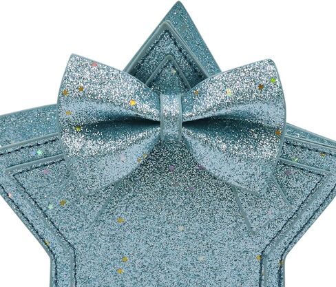 ZGMYC Little Girls Glitter Sequins Crossbody Purse Star-Shaped Bowknot Shoulder Bag Satchel (Gold) in Kuwait