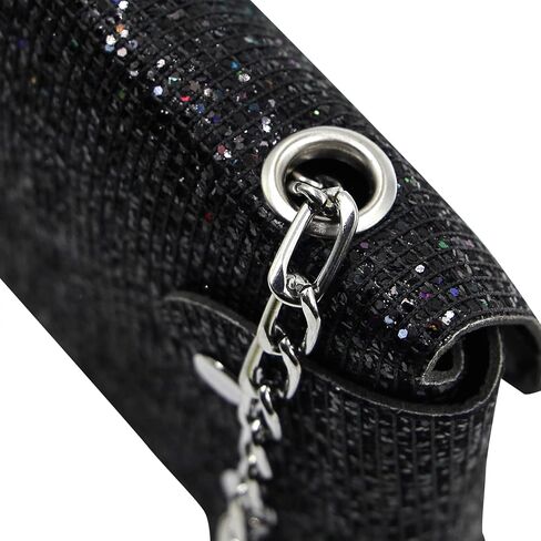 Women Glitter Sequins Crossbody Shoulder Bag Evening Bag Purse Handbag Wrist Bag in Saudi Arabia
