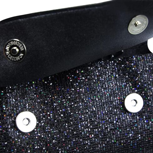 Women Glitter Sequins Crossbody Shoulder Bag Evening Bag Purse Handbag Wrist Bag in Saudi Arabia