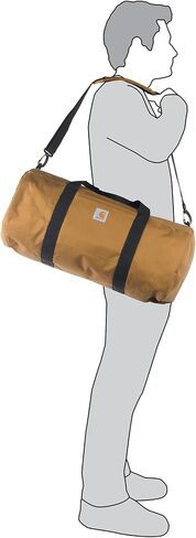 Carhartt Trade Series 2-in-1 Packable Duffel with Utility Pouch, Black, Medium (21.5-Inch) in Saudi Arabia
