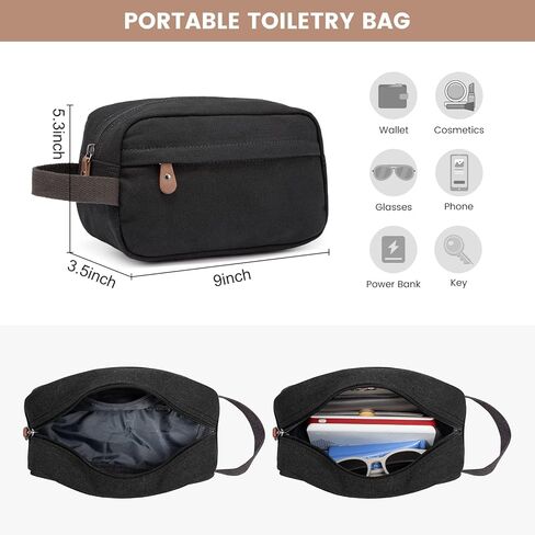 Sucipi Canvas Duffle Bag for Travel Overnight Carry on Bag with Shoe Compartment Weekender Duffel Bag with Toiletry Bag for Airplanes in Kuwait