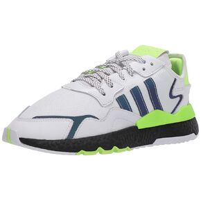 adidas Originals Men's Nite Jogger Sneaker, FTWR White/core Black/Signal Green, 12 M US in Saudi Arabia