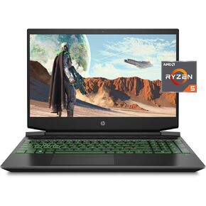 HP Pavilion Gaming 15 Laptop, NVIDIA GeForce GTX 1650, AMD Ryzen 5 4600H, 8GB DDR4 RAM, 512 GB PCIe NVMe SSD, 15.6" Full HD, Windows 10 Home, Backlit Keyboard (15-ec1010nr, 2020 Model) in Saudi Arabia