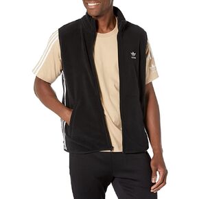 adidas Originals Men's Adicolor 3-Stripes Teddyfleece Vest in Saudi Arabia