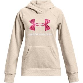 Under Armour Girls' Rival Fleece Core Logo Hoodie in Saudi Arabia