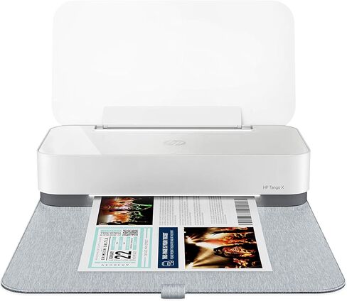 HP Tango X Smart Wireless Printer with Indigo Linen -cover – Mobile Remote Print, Scan, Copy, HP Instant Ink (3DP64A) in Kuwait