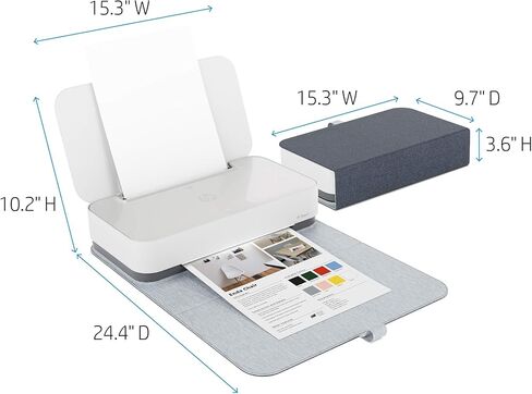 HP Tango X Smart Wireless Printer with Indigo Linen -cover – Mobile Remote Print, Scan, Copy, HP Instant Ink (3DP64A) in Kuwait