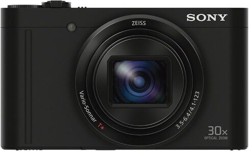 كاميرا سوني سوني الرقمية DSC-WX500 تقريب بصري 30 مرة 18.2 مليون بكسل أسود سايبر شوت DSC-WX500 BC in Kuwait
