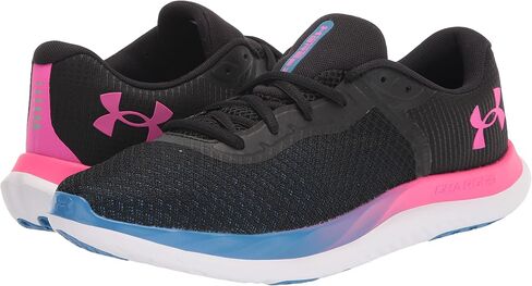 Under Armour Women's Charged Breeze Running Shoe, Black (002)/Electro Pink, 12 in Saudi Arabia