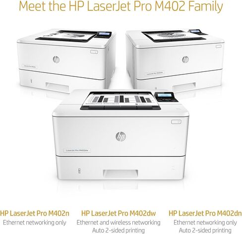 HP Laserjet Pro M402dn Monochrome Printer, Amazon Dash Replenishment Ready (C5F94A) (Renewed) in Kuwait