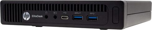 HP EliteDesk 800 G2 Mini Business Desktop PC Intel Quad-Core i5-6500T up to 3.1G,8G DDR4,240G SSD,VGA,DP port,Windows 10 Professional 64 Bit-Multi-Language-English/Spanish (Renewed) in Saudi Arabia