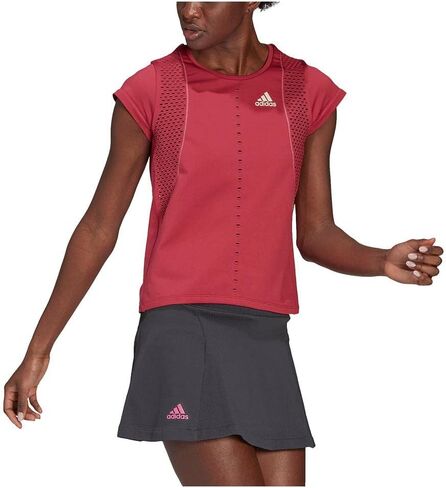 adidas Primeblue Primeknit Pink Womens Tennis Shirt Wild Pink M in Saudi Arabia